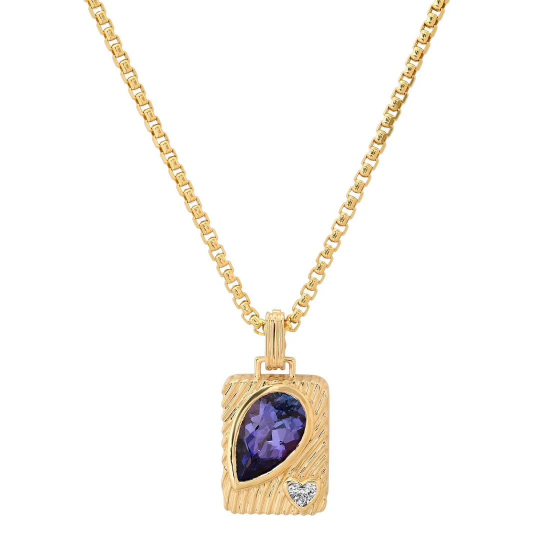 Ripple Pear Amulet