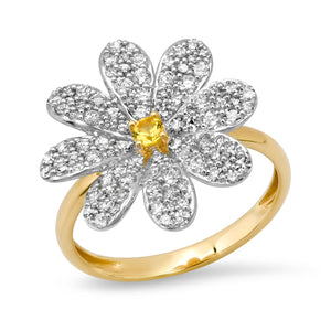 Exclusive MBAB x Eriness Diamond Daisy Ring