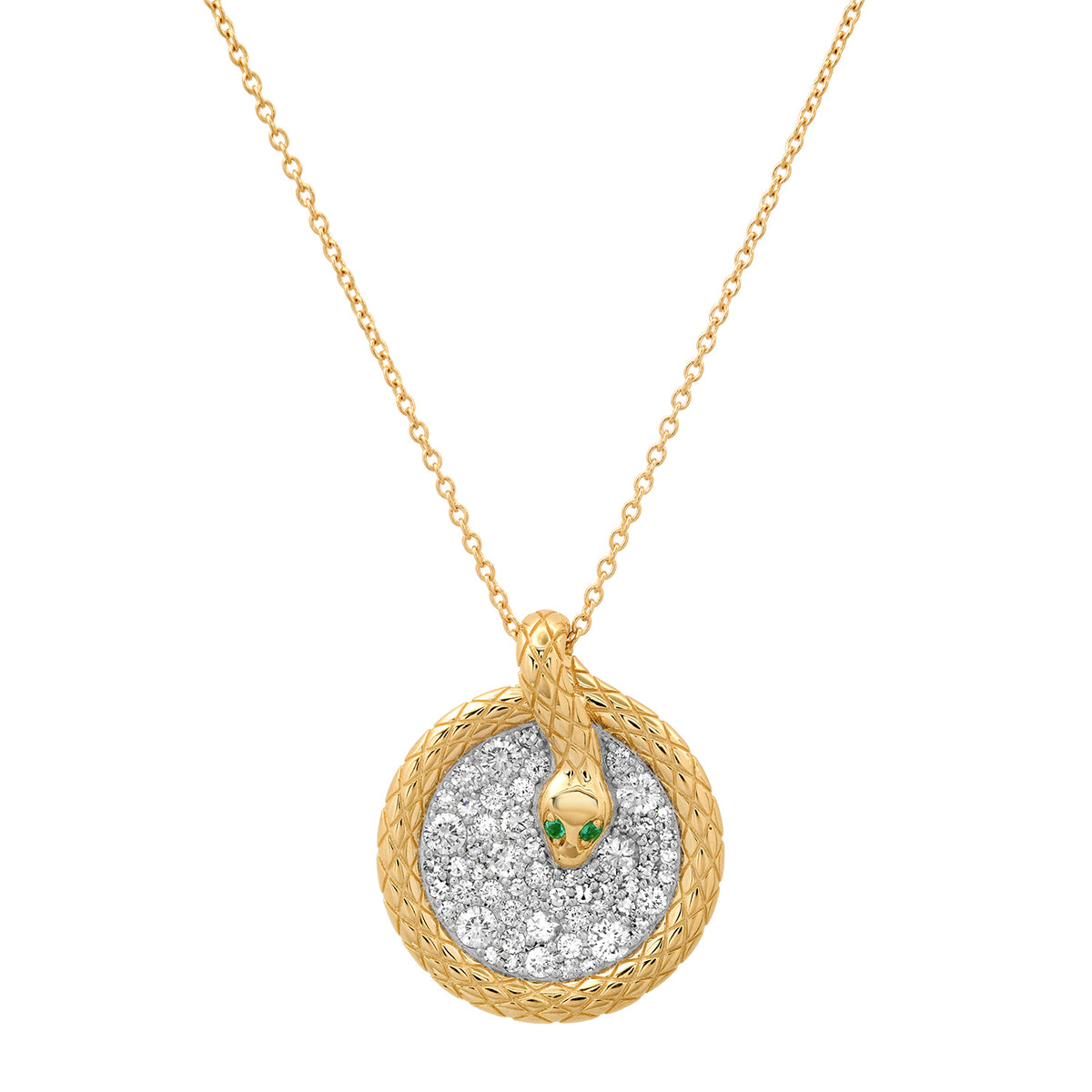 Milestones by AB for Eriness Diamond Coiled Snake Necklace