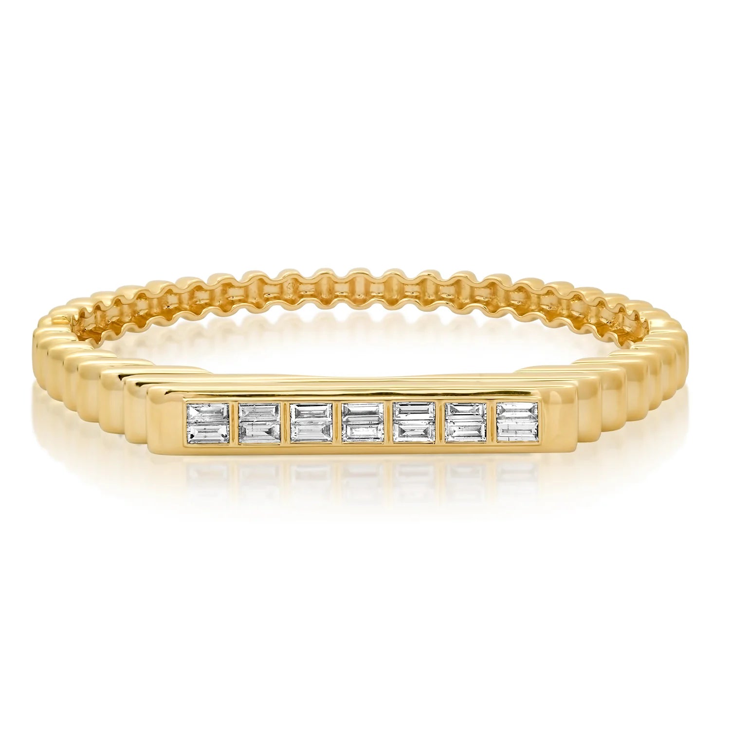 Fluted Colorblock Bangle