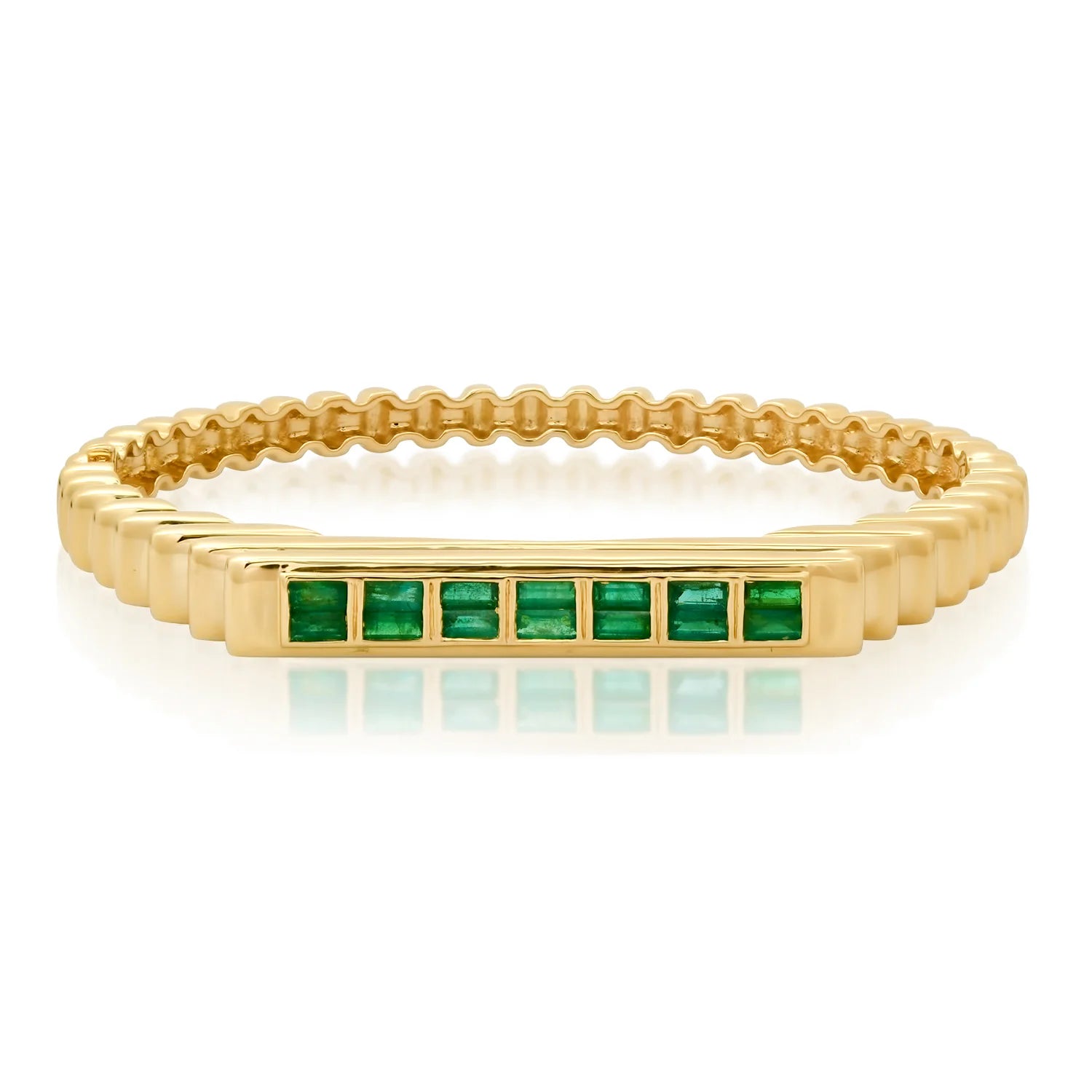 Fluted Colorblock Bangle