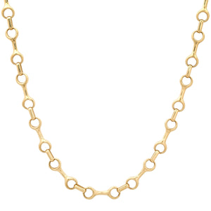 Bone Link Chain Necklace -Lifestyle