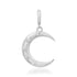 Chic Diamond Moon Crescent Charm Pendant
