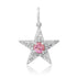 Stunning Gemstone & Diamond Star Charm Pendant