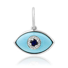 All Seeing Turquoise Evil Eye Charm Pendant