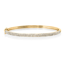 Pretty Pave Diamond Bangle Bracelet