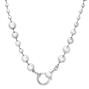 High Polish Mixed Ball Chain Necklace