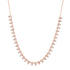 Diamond Pave Pear Drop Dangle Necklace