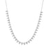 Diamond Pave Pear Drop Dangle Necklace