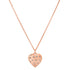 Starry Speckled Heart Necklace