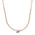Slither Emerald Segmented Snake Collar Necklace