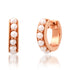 Darling Pearl Huggie Hoops Earrings
