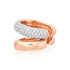 50/50 Gold & Diamond Split Ear Cuff
