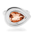Bezel Set Chic & Sleek Morganite Statement Ring