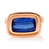 Rectangle Bezel Set Kyanite Statement Ring