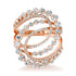 Swirl & Shine Graduated Diamond Statement Ring