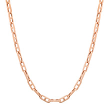 Mini Flat Mariner Gold Link Chain Necklace