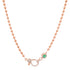 Hooked On You Emerald & Diamond Ball Chain Necklace
