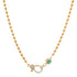 Hooked On You Emerald & Diamond Ball Chain Necklace