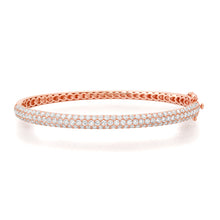 Self Love Diamond Bangle with Heart Detailing