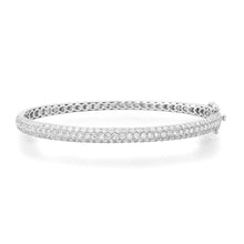 Self Love Diamond Bangle with Heart Detailing