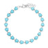 I Heart Turquoise Four Prong Eternity Bracelet