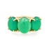 One of a Kind Jumbo Gumdrop Three Stone Cabochon Ring