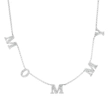 Elegant Mommy Dangle Letter Necklace