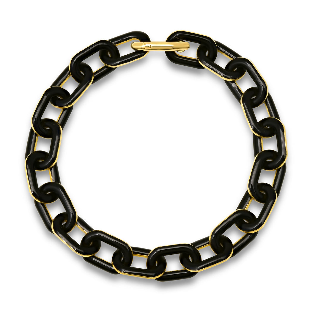 The Minnie Enamel Chain Bracelet