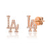 I Love LA Diamond Icon Stud Earrings