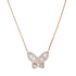 Diamond Illusion Butterfly Necklace