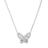 Diamond Illusion Butterfly Necklace
