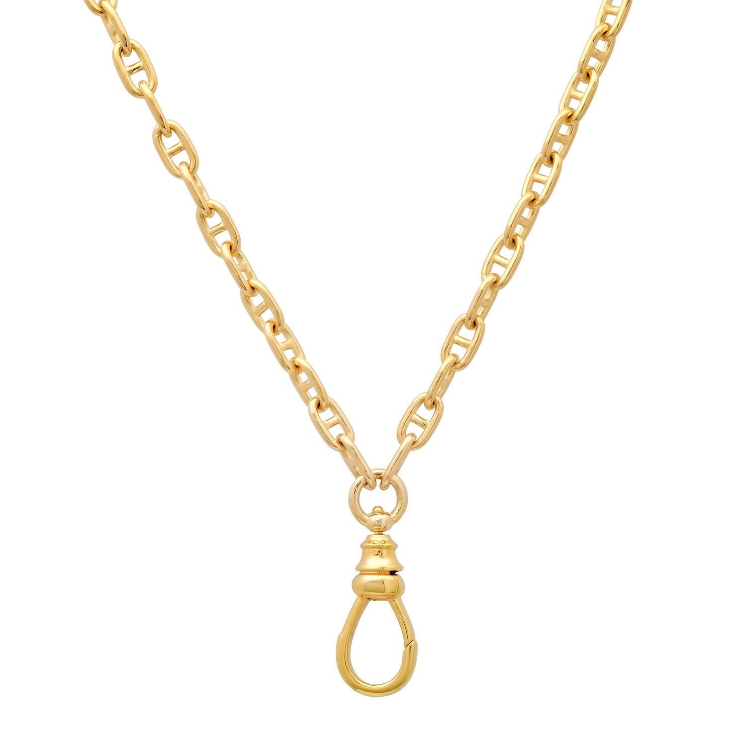 Mighty Gold Mariner Drop Toggle Chain Necklace