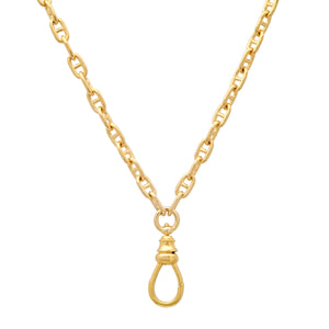 Mighty Gold Mariner Drop Toggle Chain Necklace