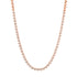 Be My Valentine Bezel Set Diamond Heart Tennis Necklace