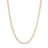 Be My Valentine Bezel Set Diamond Heart Tennis Necklace