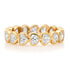 Bezel Set Diamond Hearts All Around Eternity Band Ring