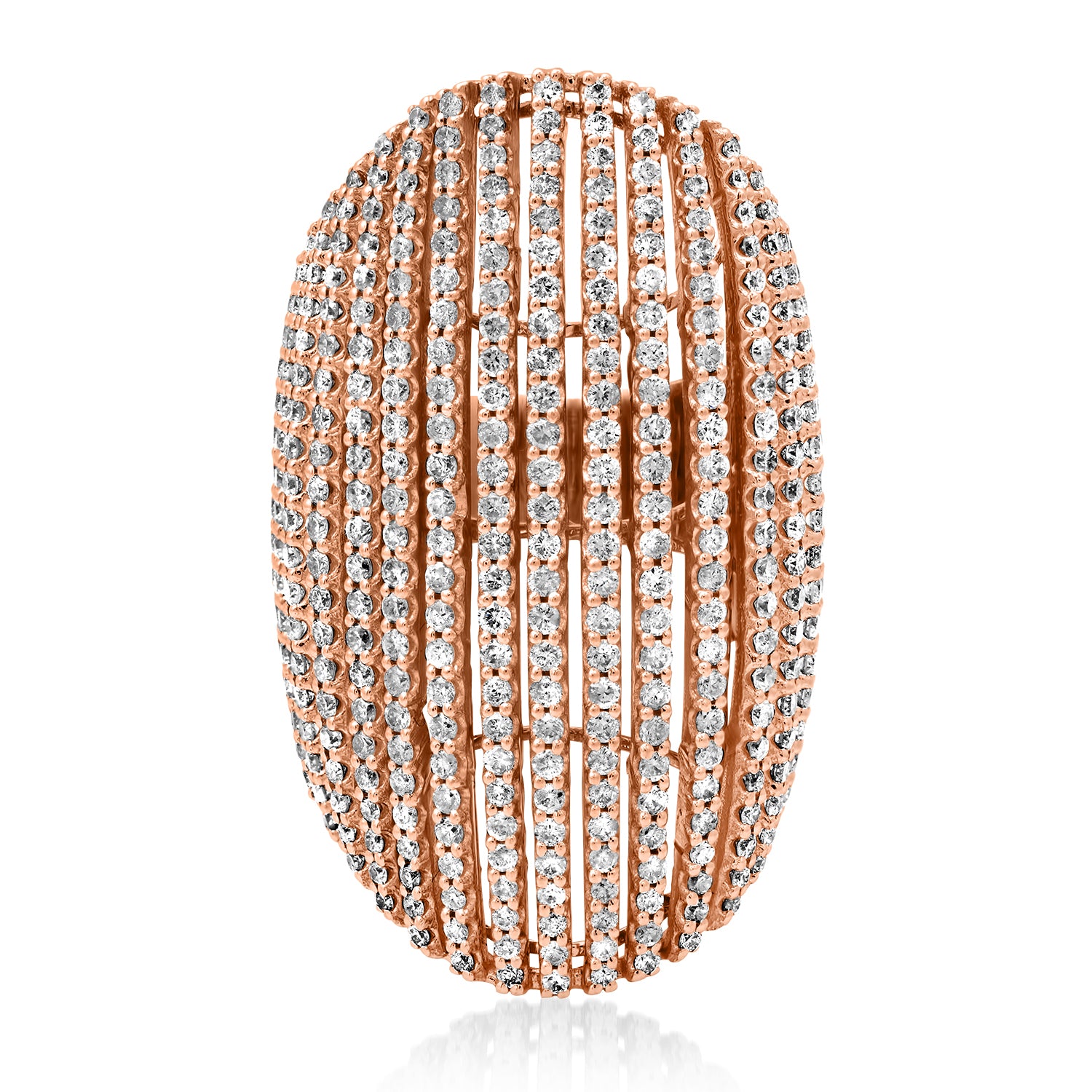 Full Sparkle Diamond Statement Ring