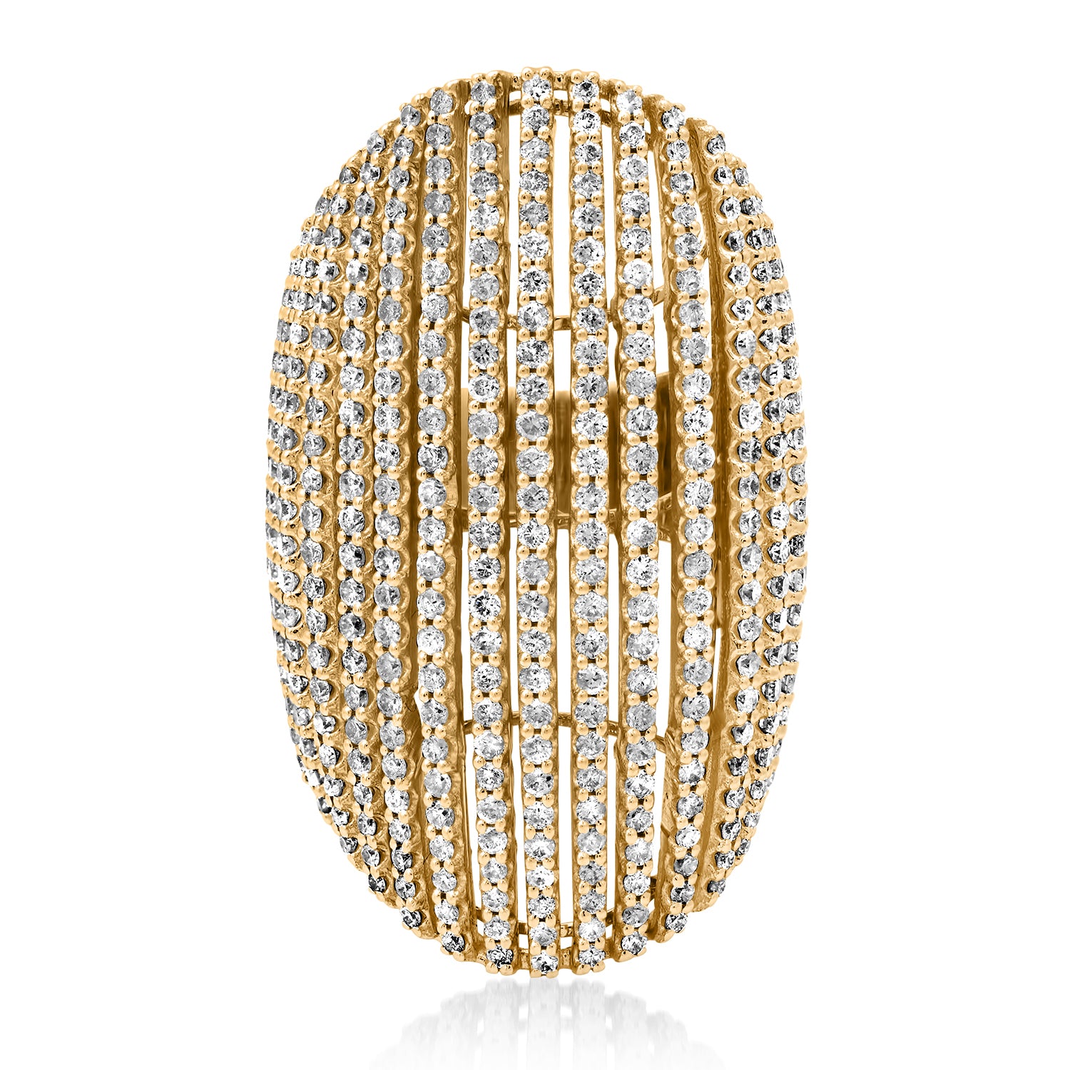 Full Sparkle Diamond Statement Ring
