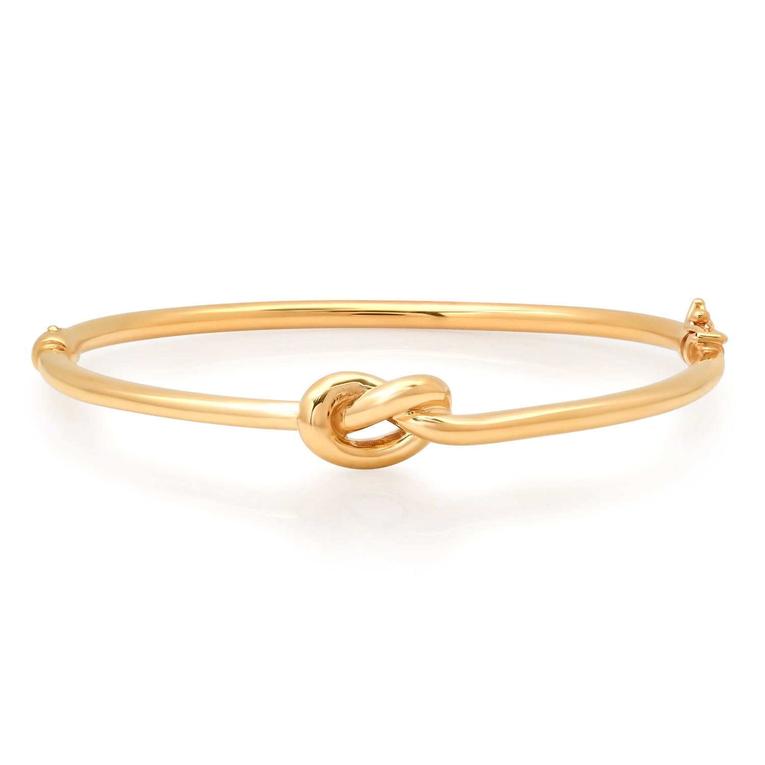 Gold Knot Bangle Bracelet