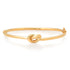 Gold Knot Bangle Bracelet