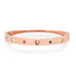 Mixed Sapphire & Diamond Heart Bangle Bracelet