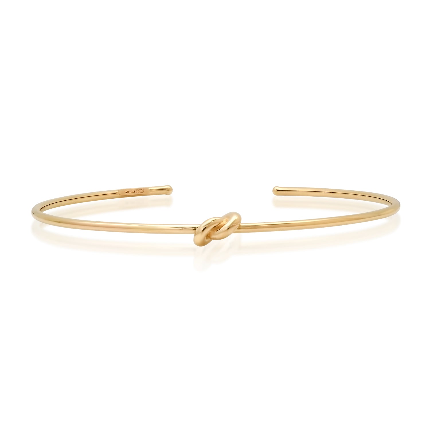 Gold Knot Cuff Flex Bracelet