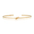 Gold Knot Cuff Flex Bracelet