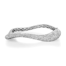 Wild & Wavy Pave Diamond Bangle