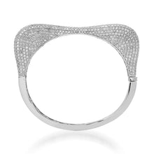 Wild & Wavy Pave Diamond Bangle