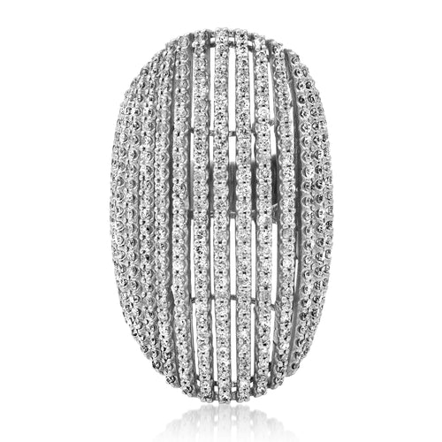 Full Sparkle Diamond Statement Ring