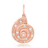 Sally's Swirly Diamond Shell Charm