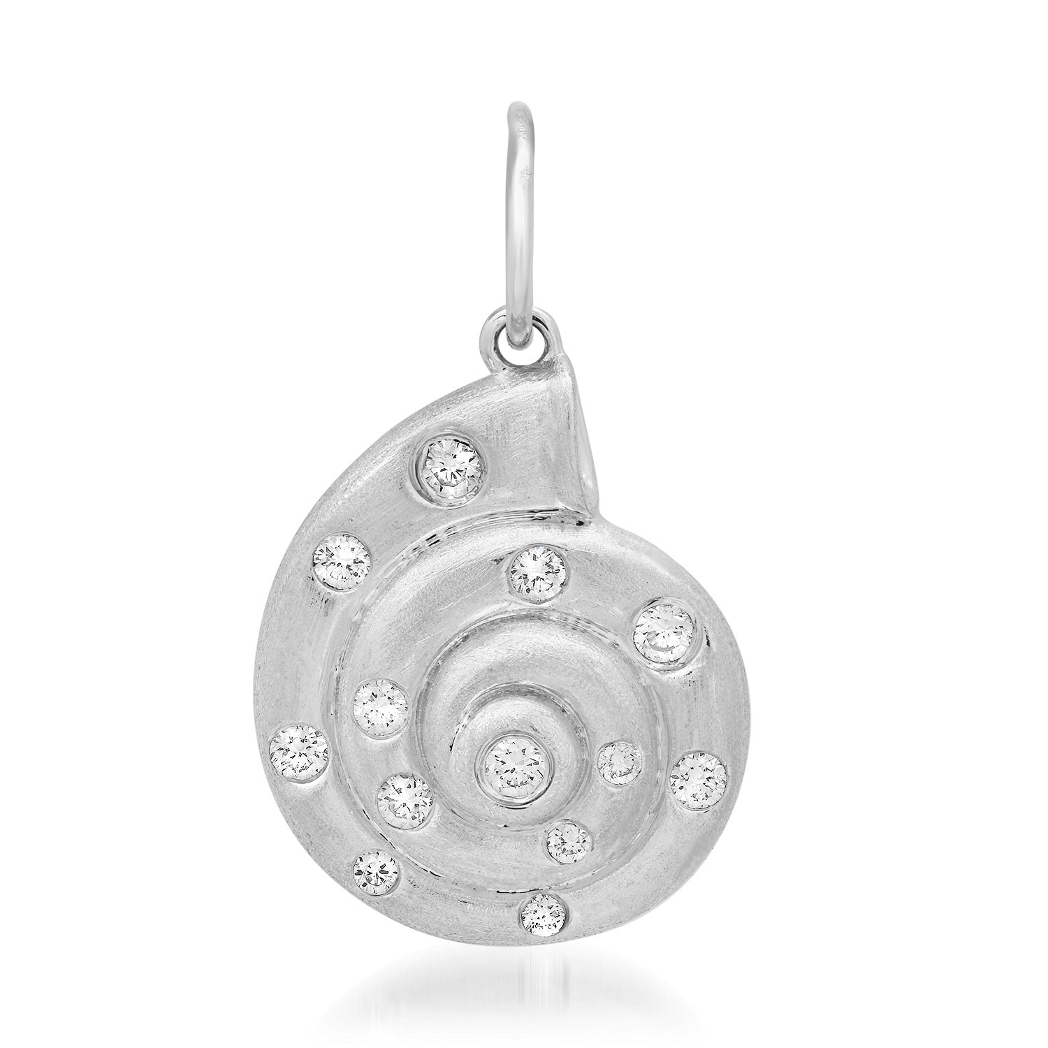 Sally's Swirly Diamond Shell Charm