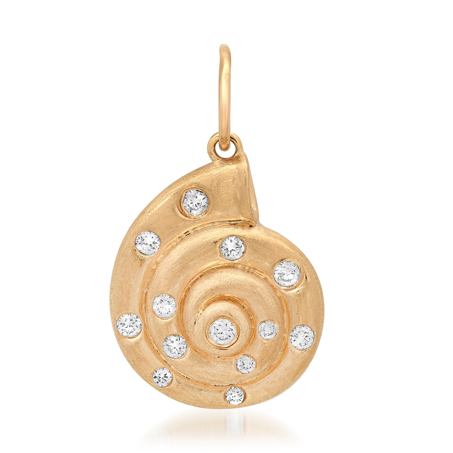 Sally's Swirly Diamond Shell Charm